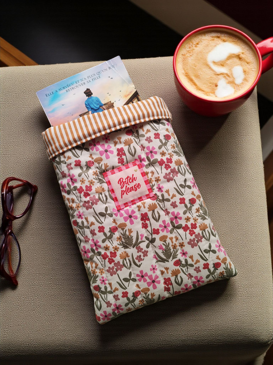 Pochette à livre matelassée - livre de poche