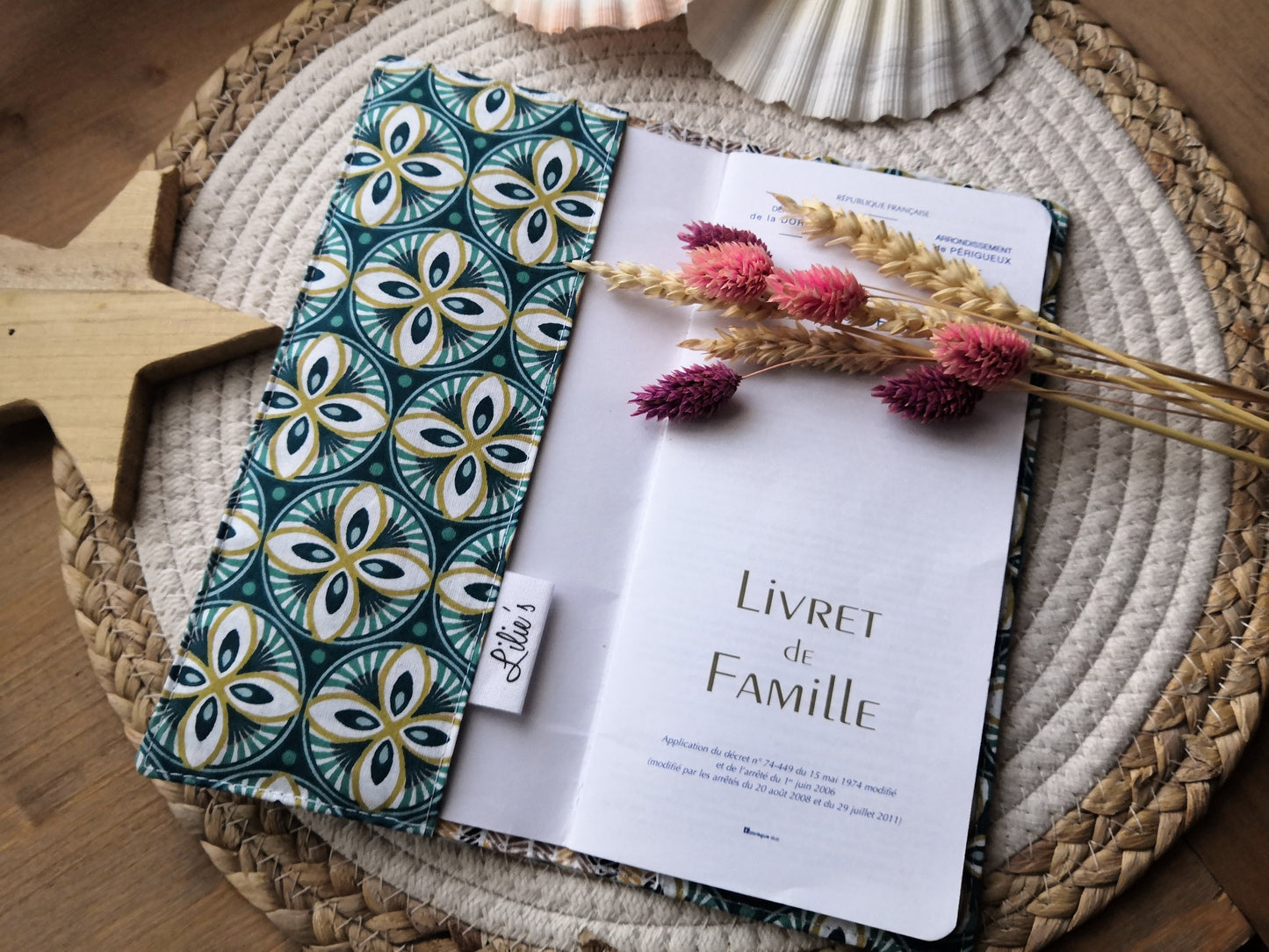 Protège livret de famille -VALERIE- personnalisable