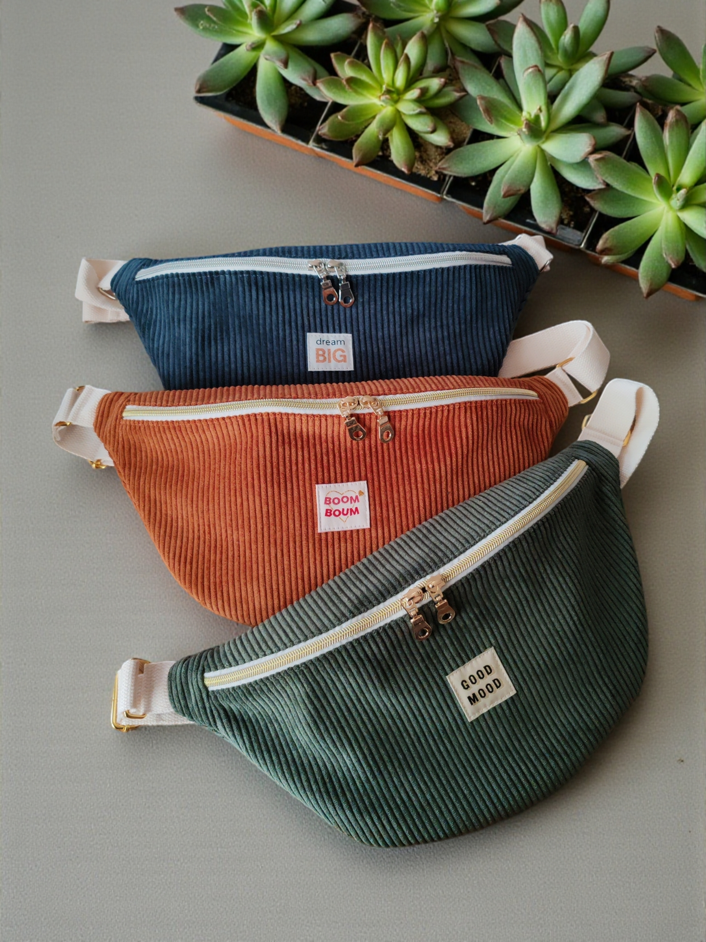 Stella-La banane en velours côtelé