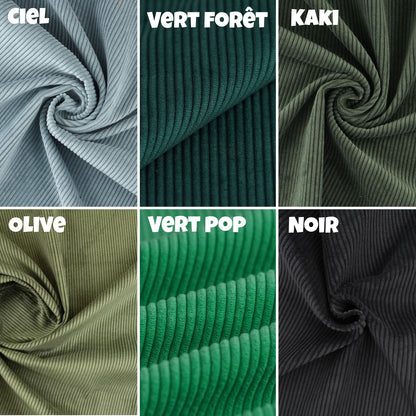 Stella-La banane velours côtelé - 18 couleurs